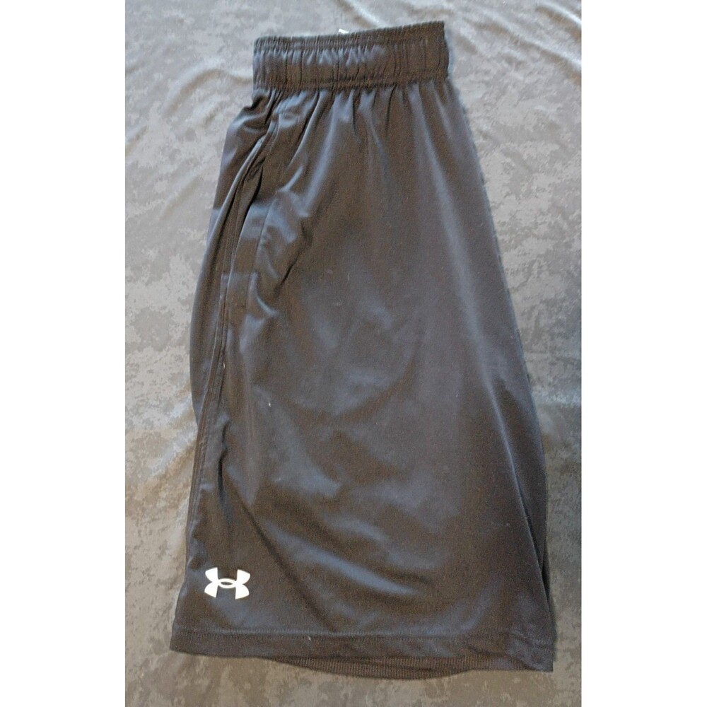 Under Armour Men's Gym & Training Athletic Shorts Loose Fit Drawstring, Black S - Picture 4 of 4